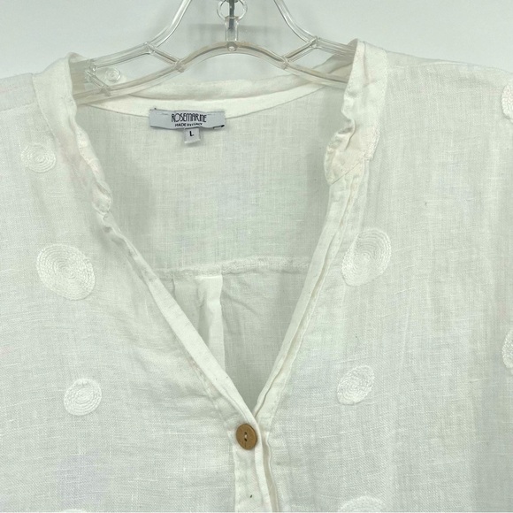 Rosemaine 100% Linen Tunic – Made in Italy – Size Large - Picture 2 of 7